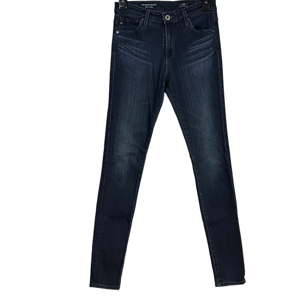 AG Adriano Goldschmied‎ The Farrah Skinny High Rise Ankle Blue Jeans 25R Stretch